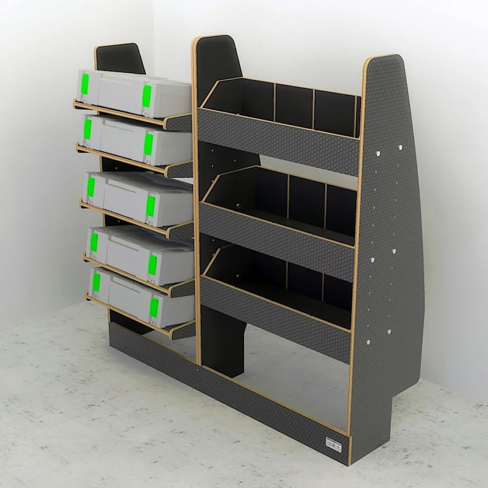 Vw caddy sales tool storage