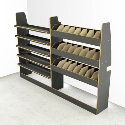 Transit Custom SWB Rack + Toolbox storage