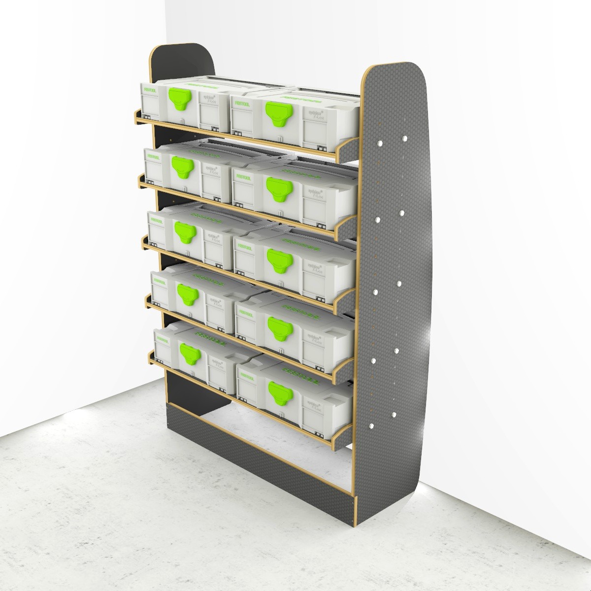 Festool / Tanos / Systainer plywood storage rack Double