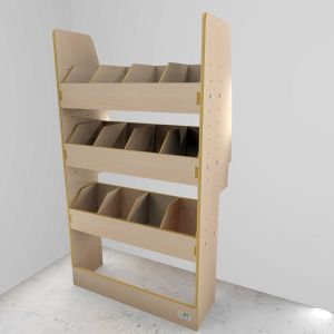VW Caddy Cargo 2021 Van Racking SWB – Nearside (Ford Connect 2024 SWB)
