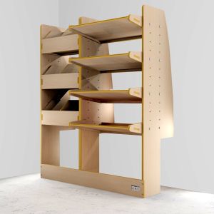 VW Caddy Cargo 2021 Maxi Van Racking Combination Storage (Ford Connect 2024 L2)