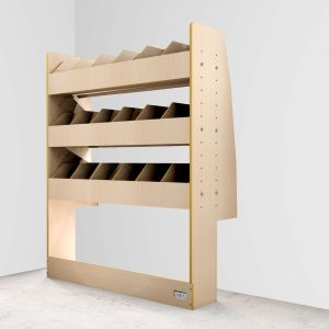 VW Caddy Cargo 2021 Maxi Van Racking – Offside (Ford Connect 2024 L2)