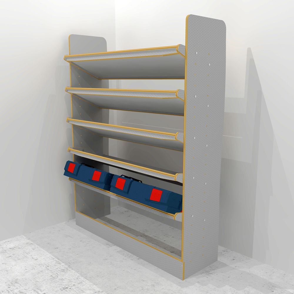 Drill box / Power tool box (1000mm) plywood storage rack