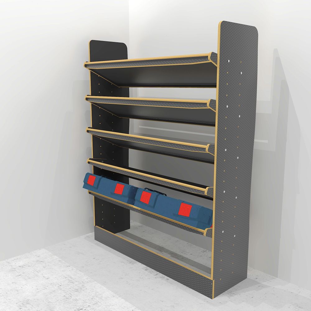 Drill box / Power tool box (1000mm) plywood storage rack