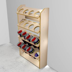 Aerosol Spray Can Holder and Lube Storage Rack