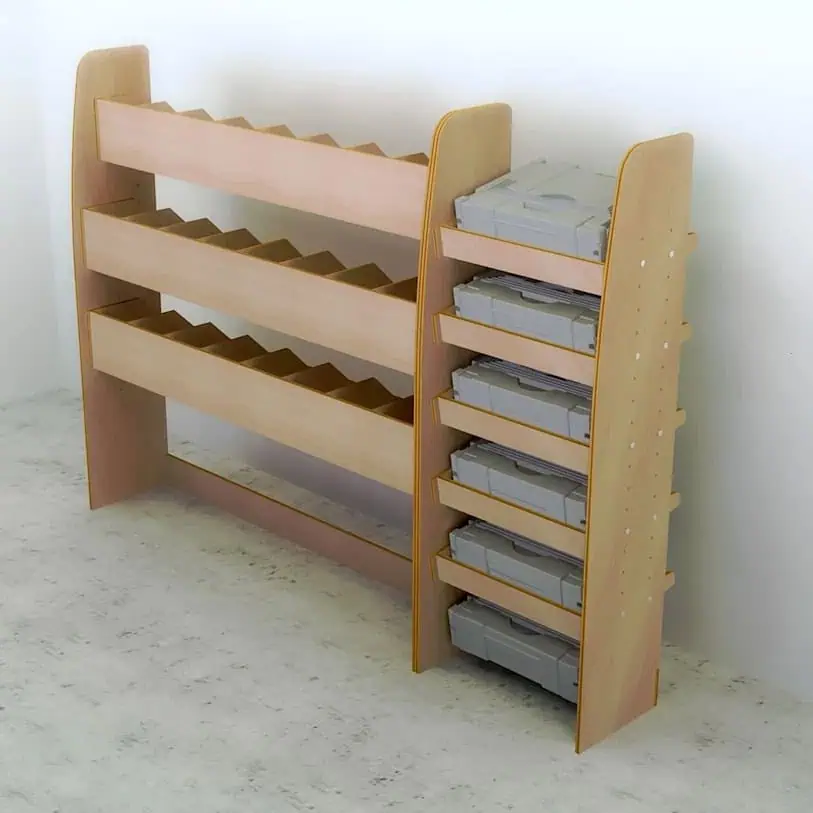 Ford Transit MK 6/7 Swb Van Rack +Tool box storage