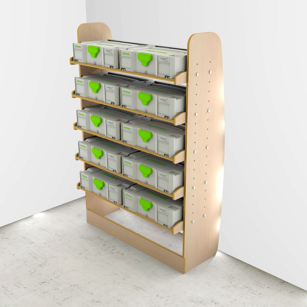 Festool / Tanos / Systainer plywood storage rack Double